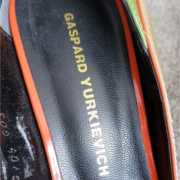 Gaspard Yurkievich Patent Leather High Heel Shoes, Size 40.5 (10.5) - Picture 10 of 13